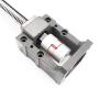 Mssoomm Nema 34 Stepper Motor Steel Mounting Bracket and BK15 Ball Screw Fixed End Supports Bearing Mount for 86mm Nema 34 Motor and 20mm CNC Ball Screw Ballscrew Kit SFU2005 SFU2010 2020 2040