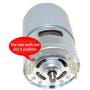 CHANCS Electric Motor 775 DC Motor 12V 10000RPM 24V 20000RPM With Seat Mounting Bracket Brush Small DC Motor