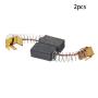 Fielect 2pcs Carbon Brushes for Electric Motor 11mmx8mmx4mm Power Tool CB64 Motor Drill Replacement Repair Part