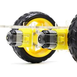 YIKESHU 2WD Smart Robot Car Chassis Kit with Speed Encoder Battery Box for Kids Teens DIY