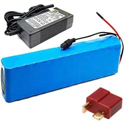 Wnicek 36V 7.8Ah 10S 3P E-Bike Lithium Battery Waterproof PVC Battery Pack Used for Motors Within 750W for Electric Scooters Electric Bicycles Electric Tools with BMS + Charger