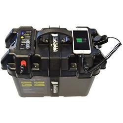 Newport Vessels Trolling Motor Smart Battery Box Power Center with USB and DC Ports