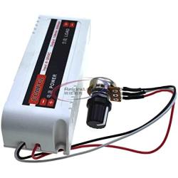 Reland Sun CCMFC C2 DC 12V/24V DC Motor Speed Controller Switch for Ventilation Fan/Pump/Grill Oven 8A