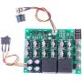 KNACRO DC 12V 24V 36V 48V 10V-55V 60A 3000W PWM Motor Speed Controller Digital Display Brush DC Motor Controller With Forward Stop Reverse Switch Digital Speed Scale 0-100%
