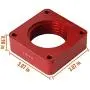 V8 GOD Throttle Body Spacer Compatible with 91-06 Jeep Wrangler YJ, TJ, Unlimited, Cherokee XJ, Comanche MJ & Grand Cherokee ZJ, WJ with 4.0L I6 Engine