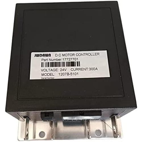 JWDAWN Motor Driver 1207B-4102 1207B-5101 24V 250A 300A DC Motor Speed Controller, Material Handling Cart Pallet Truck Stacker Personnel Carrier Golf Car Accessories Electric Vehicle Parts (7.2)