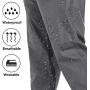 Rain Pants Men, Waterproof Pants Mens Fishing Pants, Work Rain Gear Pants for Men Motorcycle Hiking Outdoor Windproof Golf
