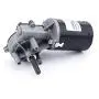 Fielect DC 24V 30RPM Reversible Worm Geared Motor High Torque Electric Gear Motor Turbine Worm Gear Box Reduction Motor, Left Shaft GW6280