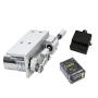 BEMONOC DIY Reciprocating Cycle Linear Actuator Kit with DC Gear Motor 12V 200RPM Stroke 5/10mm with Switching Power Supply & Speed Controller
