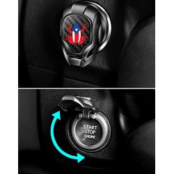 for Puerto Rico Coqui Car Engine Start Button Cover General Motors Ignition Switch Decorative Cover, auto Interior Ignition Accessories