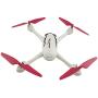 Upgrade Motors Main Blade Propellers for Hubsan H502E H502S Drone Replacement CCW CW with Metal Gear RC Quad Copter Spare Parts Set (Red)