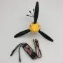 Vehicles-OCS 1060 10x6x3 Blade Propeller with Motor ESC Power System for RC Scale Airplane DIY - (Color: Pro Spin Motor esc 4)