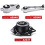 A-Premium Engine Motor and Transmission Mount Compatible with Chrysler PT Cruiser 2001-2010 Neon 2000-2002 Dodge Plymouth L4 2.0L 2.4L Petrol 3-PC Set