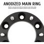 Orion Motor Tech 6x5.5 Wheel Spacers 1.5 inches 108mm Bore with 12x1.5 Studs Compatible with Toyota 4-Runner Toyota FJ Cruiser Toyota Tacoma GMC Canyon Isuzu Trooper, 38mm Wheel Spacer Kit, 4pcs