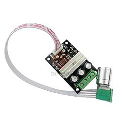 DC 12V 24V PWM Adjustable Reversible Reverse DC Motor Speed Controller Regulator Module Extended Knob Switch Control 3A 80W