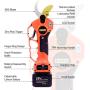 T TOVIA Professional Cordless Electric Pruning Shears, 25V Battery Powered Garden Tree Trimmer with Brushless Motor, 1 Lithium Battery, 40mm Cutting Diameter, LCD Power Display