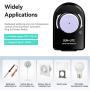 Aiwode Rotating Dimmer Switch,Soldering Iron Temperature Control,Electric Fan/Factory Electric Fan,Ventilation Fan,Power Controller,Desk Lamp,Dimming LED Light,UL Listed,Black,Pack of 1.