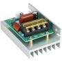 Omabeta Voltage Regulator, Digital Two-Way AC 220V 80A Durable Voltage Controller 6000W for Household Appliances