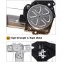 A-Premium Electric Power Window Regulator with 2 Pins Motor Compatible with Honda CR-V 2007-2011 Front Right Passenger w/o Express Up and Down