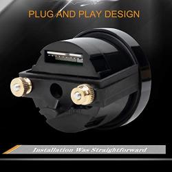 30-4110 UEGO Air/Fuel Ratio Gauge AFR 52mm with 4.9 LSU Sensor, wideband Sensor, WideBand A/F Ratio UEGO O2 Controller Gauge Kit