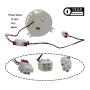 LOOP9 EAU64824401 Evaporator Fan Motor Replacement Part Compatible with LG Kenmore Refrigerator replaces EAU61505013 EAU36179306 EAU36179308 EAU61505007