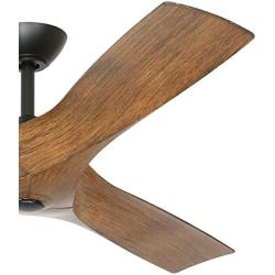 52 Inch Ceiling Fan with 3 ABS Plastic Blades, Indoor DC Motor Ceiling Fan for Basement Bedroom Living Room, ETL Listed with Remote Control