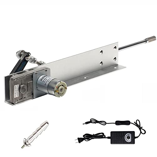 JQDML DIY Cycle Reciprocating Linear Actuator Motor DC 24, Adjustable Stroke 1.2“ to 6.5