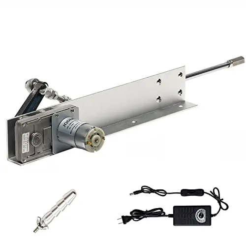 JQDML DIY Cycle Reciprocating Linear Actuator Motor DC 24, Adjustable Stroke 1.2“ to 6.5