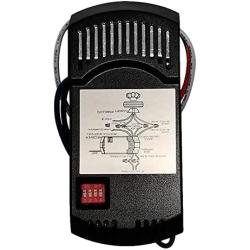 Universal Ceiling Fan Remote Control and Receiver Kit Replacement for Hampton Bay Harbor Breeze Hunter Fan-HD5 Fan-HD UC7030T UC7078T CHQ7078T L3H2010FANHD FAN-28R,with 3-Speed Light-Dimmer