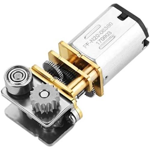 Xuulan Xianglaa-Motor Right Angle Metal Gearbox Micro Gear Motor, for 3D Printing Pen DC Motor, DC 12V 11RPM N20,