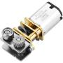 Xuulan Xianglaa-Motor Right Angle Metal Gearbox Micro Gear Motor, for 3D Printing Pen DC Motor, DC 12V 11RPM N20,