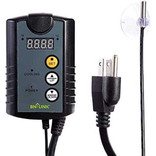 BN-LINK Digital Cooling Thermostat Controller for Cooling Device Circulation Box Fans 40-108F 8.3A 1000W