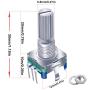 Taiss Stepper Motor Driver DM542 CNC Stepper Driver Controller + 5PCS Rotary Encoder Switch Push Button EC11 360 Degree 5 Pins 20 Detents Points Digital Potentiometer