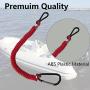 8M0092850 Boat Kill Switch Lanyard with Wrist Replacement for Mercury Marine Boat Emergency Stop Switch Safety Lanyard Cord 54 Inch/137 Long -Replace 15920T54 (Aluminum Alloy Clip Red 1Pcs)
