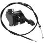 7/8 22mm Thumb Throttle Cable Accelerator Control Handle Assembly Replacement for 50cc - 250cc TaoTao ATV Quad Go Kart Pit Bike