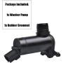 Windshield Washer Pump Replacement for Ford, Lincoln, Mercury - OTUAYAUTO Factory OE Style with Grommet 6F9Z-17664-A