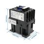 Baomain AC Contactor CJX2-1801 18A 24V Coil 50/60HZ 3P 3 Pole Normally Closed