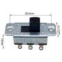 ZING Ear ZE-209-22 DPDT ON-ON Ceiling Fan Reverse Direction Control Slide Switch 6PIN DR74 (1)
