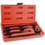 ABN Long Reach Harmonic Balancer Installer Kit – 5 Piece Harmonic Balancer Pulley Puller Set Damper Puller Kit