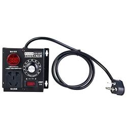 AC 220V Voltage Regulator, 4000W SCR Electric Voltage Regulator with Overload Protection, Voltage Controller for Controlling Power Supply