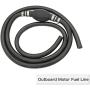 Rain King Fuel Line Assembly, Outboard Motor Inner Diameter 3/8inch Outer 5/8inch Dia Hose Marine Boat RVs Assembly with Primer Bulb Steel Clamps