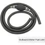 Rain King Fuel Line Assembly, Outboard Motor Inner Diameter 3/8inch Outer 5/8inch Dia Hose Marine Boat RVs Assembly with Primer Bulb Steel Clamps
