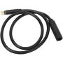 Keen so E-Bike Motor Extension Cable,9 Pin Waterproof Wheel Motor Extension Cable for Electric Bike Female to Male Wire E-Bike Accessory