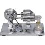 Oligemok Hot Air Stirling Engine Motor Model Educational Toy Generator Steam Engine Physics Experiment Science Toy Model