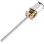 Walfront DC 6V Mini Micro Electric Gear Motor High Torque 30RPM~500RPM, Long Output Shaft (55mm x M3 Threaded Rod)(6V 300 RPM)