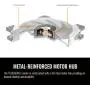 Thermaltake ToughFan 12 White High Static Pressure 2000 PWM, Metal-Reinforced Motor Hub, Gen.2 Hydraulic Bearing 120mm Case/Radiator Fan, Single Pack, CL-F117-PL12WT-A