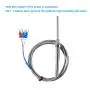 Alinan 2pcs 2M 50MM PT100 RTD Thermistor Temperature Sensor Probe, Three Wire Temperature Controller Stainless Steel