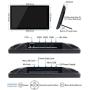 13.3inch Magic Mirror Voice Assistant 10-Points Touch Control 19201080 Display Panel with Raspberry Pi 3A+ Inside