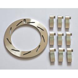 Abcturbo Turbocharger GT37VA GT3782VA Unison Ring Nozzle Ring + 9 Vanes 3C3Z-6C885-A for Ford Powerstroke 6.0 239KW Engine Navistar