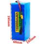 Jieoto E-Bike Lithium Battery 36V 16Ah 10S 5P Lithium-ion Battery Pack for 200W 250W 350W 500W Motor with 42V Charger Fit for Electric Street Bike Tricycles Electric Scooter